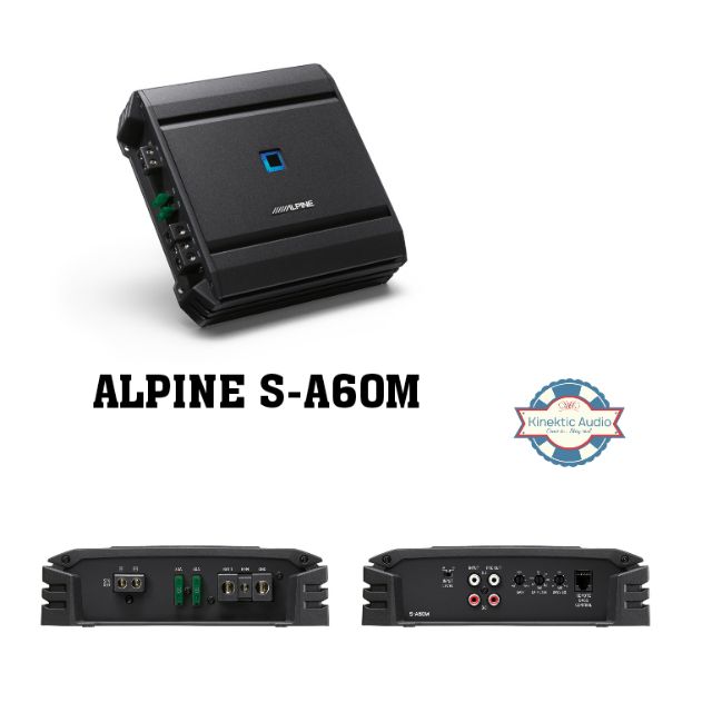 Alpine SA60M SSeries mono subwoofer amplifier