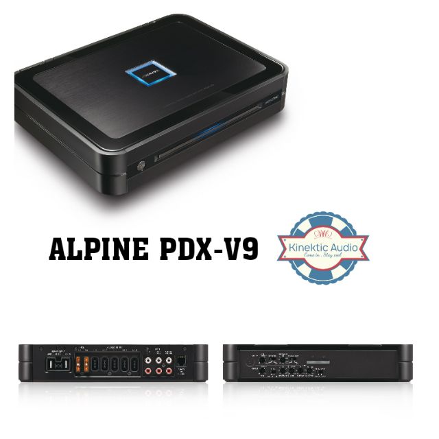 Alpine PDXV9 4 channel + Mono Digital Power Amplifier
